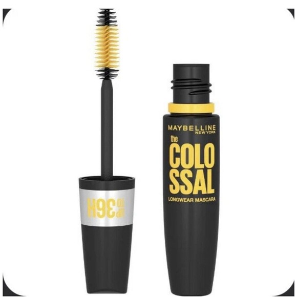 Maybelline Colossal Mascara Up To 36 Hour Waterproof #212 Very Black Eyes Makeup - Picture 5 of 14